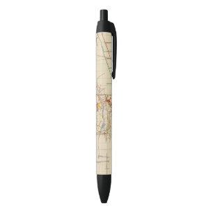 Comstock Mine Maps Number IV Black Ink Pen