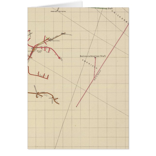 Comstock Mine Maps Number VIX (Front)