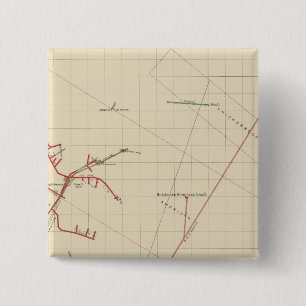 Comstock Mine Maps Number VIX 2 Inch Square Button