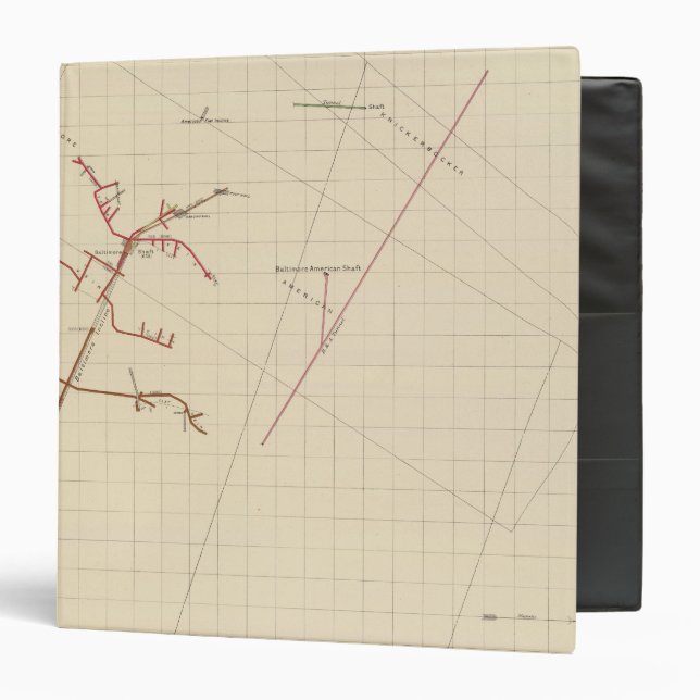 Comstock Mine Maps Number VIX Binder (Front/Inside)