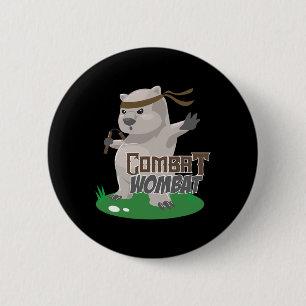 Comt Womt Funny Karate Womt Martial Artist Gift 2 Inch Round Button