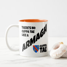 Comté Armagh Irlande Mug à café à deux tons