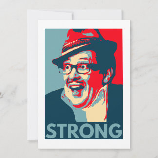 Comte Arthur Strong carte de remerciements
