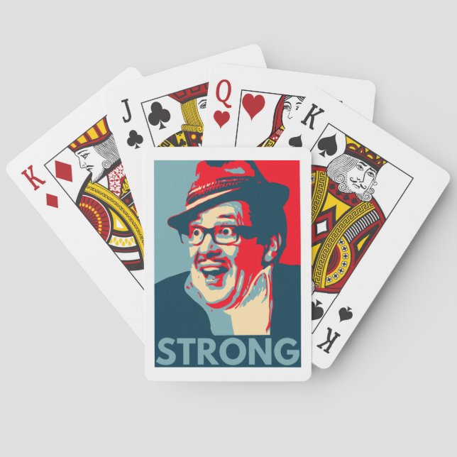 Comte Arthur Strong jeu de cartes de style poker (dos)