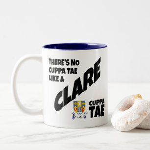 Comté Clare Irlande Mug à café à deux tons
