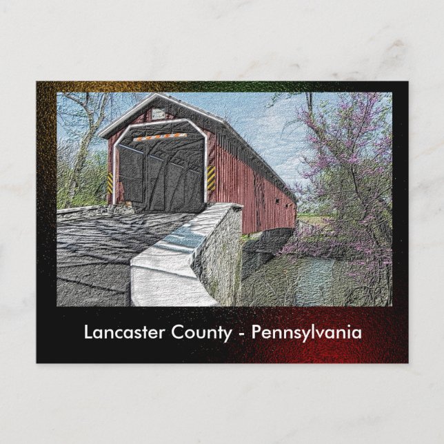 Comté de Lancaster - Pennsylvanie - carte postale (Devant)