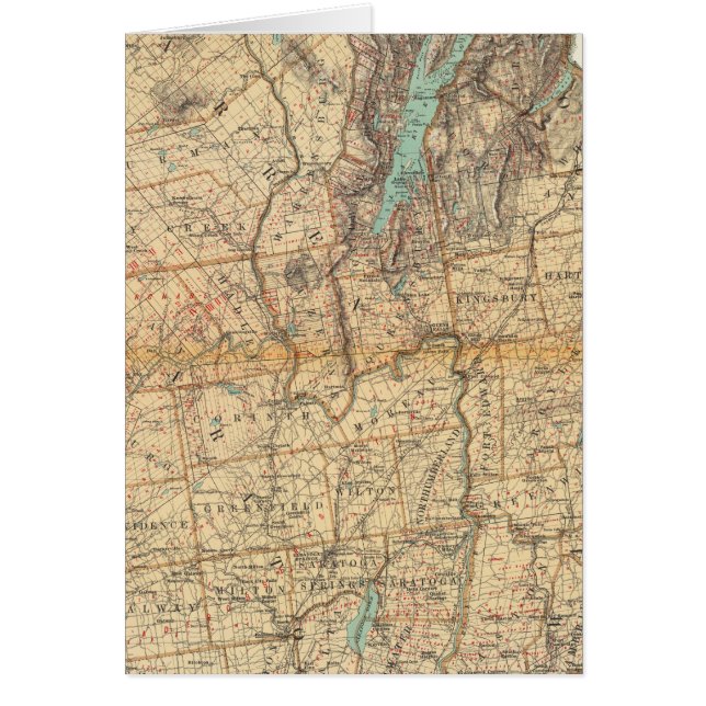 Comtés de Warren, Saratoga, Washington (Devant)