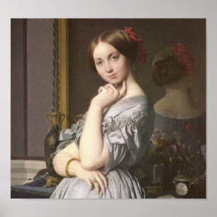 Comtesse d'Haussonville (detail), Ingres Poster