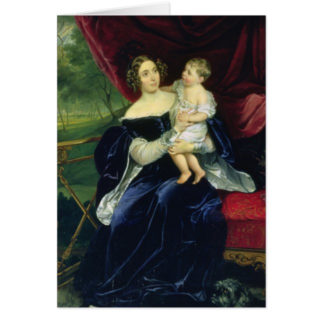 Comtesse Olga Ivanovna Orlov avec sa fille (Devant)