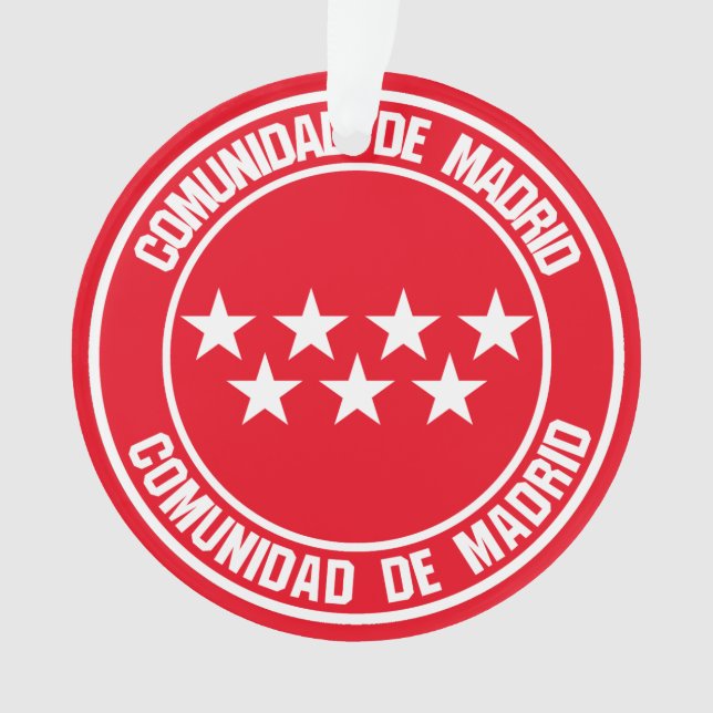 Comunidad de Madrid Round Emblem (devant)