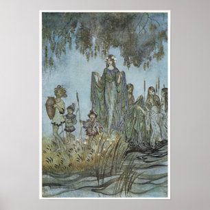 Comus: "Sabrina rises, attended by water-nymphs" Poster