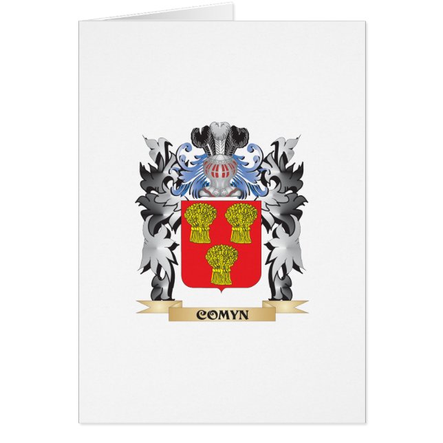 Comyn Coat of Arms - Family Crest (Front)