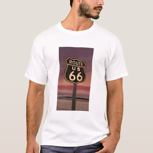 CON02CRFC Route 66.tif T-Shirt (Front)