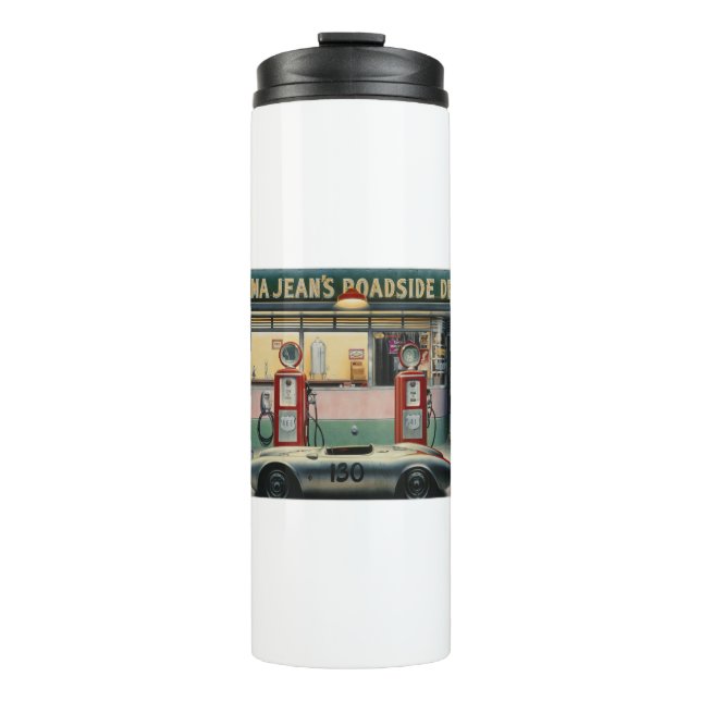 CON03-V2 Destiny Highway Calendar Girl.tif Thermal Tumbler (Front)