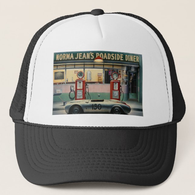 CON03-V2 Destiny Highway Calendar Girl.tif Trucker Hat (Front)