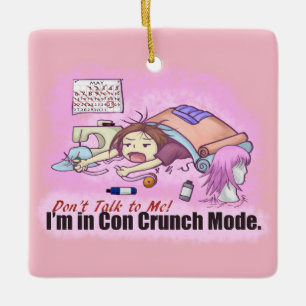 Con Crunch Ceramic Ornament