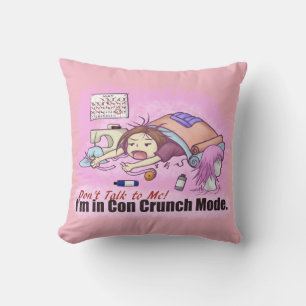 Con Crunch Throw Pillow