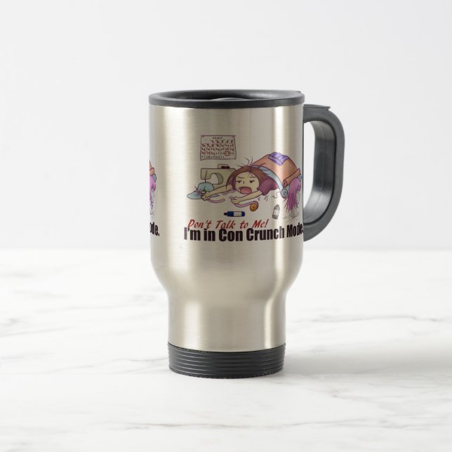 Con Crunch Travel Mug (Front Right)
