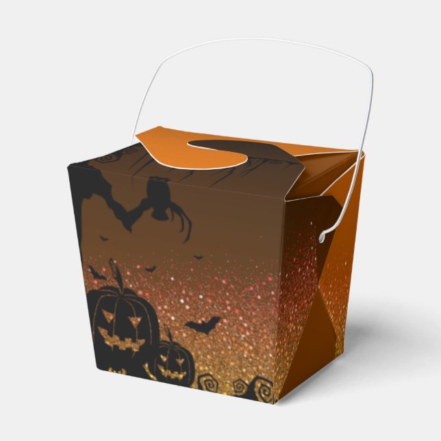  con feliz halloween favor box (Front Side)
