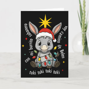 Con Mi Burrito Sabanero Mexican Tuki Tuki Latino X Card