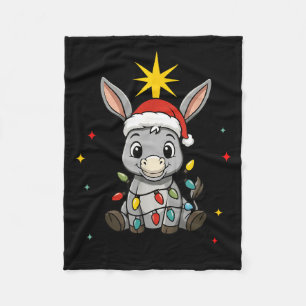 Con Mi Burrito Sabanero Mexican Tuki Tuki Latino X Fleece Blanket