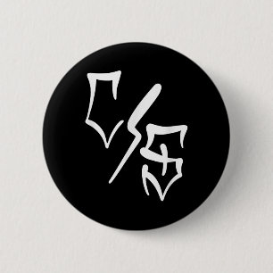 Con Safos Tattoo Graffiti Chicano Art Mexican Amer 2 Inch Round Button