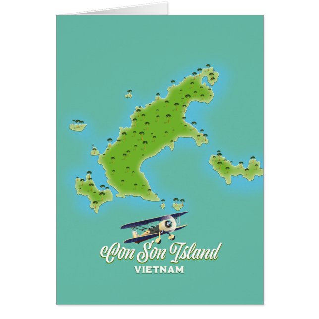 Con Son Island map Vietnam (Front)
