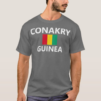 Conakry Guinea Flag City T-Shirt