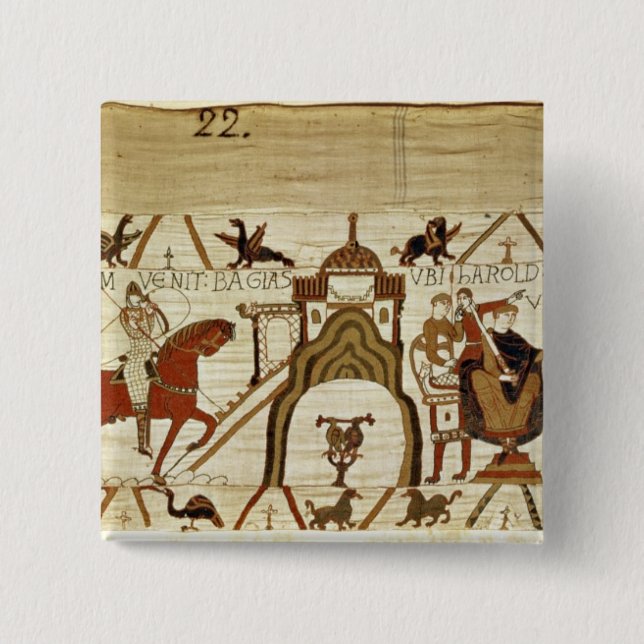 Conan hands over the keys of Dinan 2 Inch Square Button (Front)