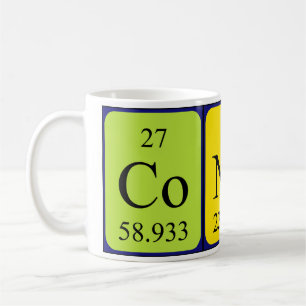 Conan periodic table name mug