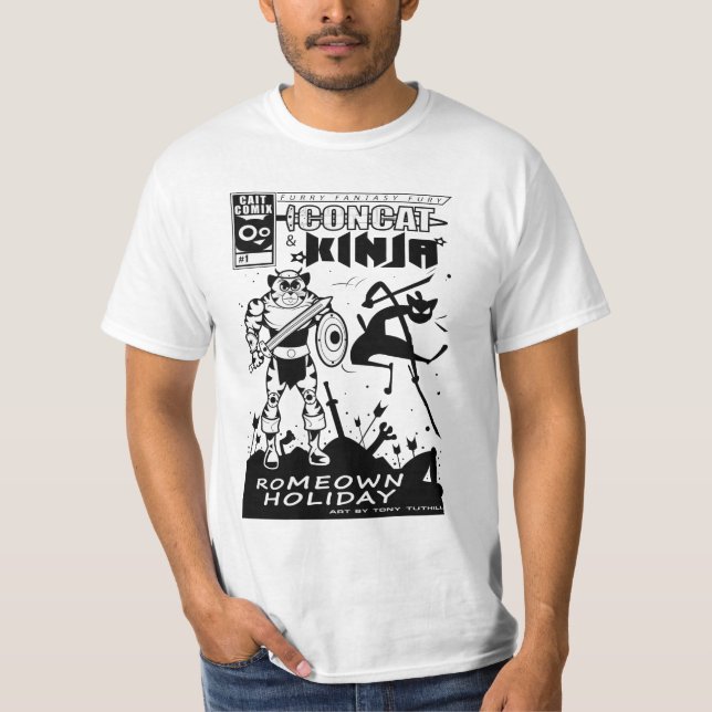 Concat & Kinja: Cait Comix T-Shirt (Front)