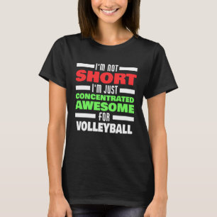 Concentrated Awesome For Volleyball Saying Volleyb T-Shirt