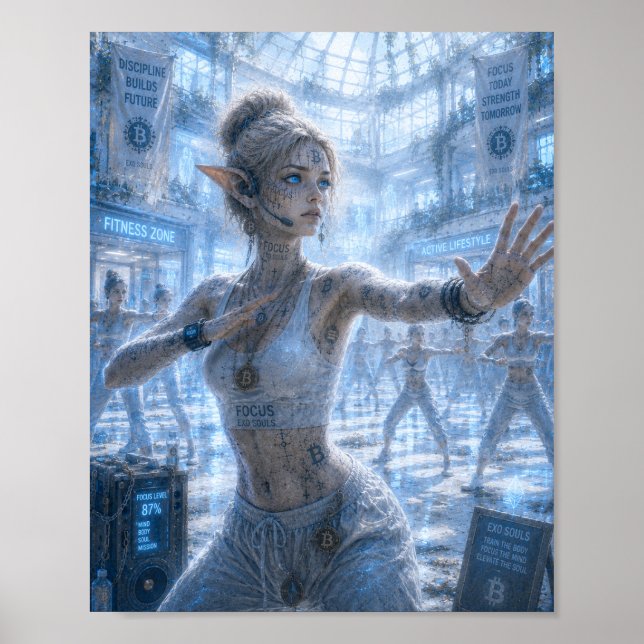 Concentration / Aerobics Trainer / Large Shopping  Poster (Front)