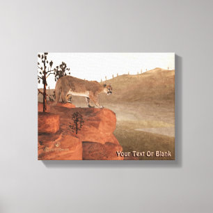 Concentration - Cougar Canvas Print
