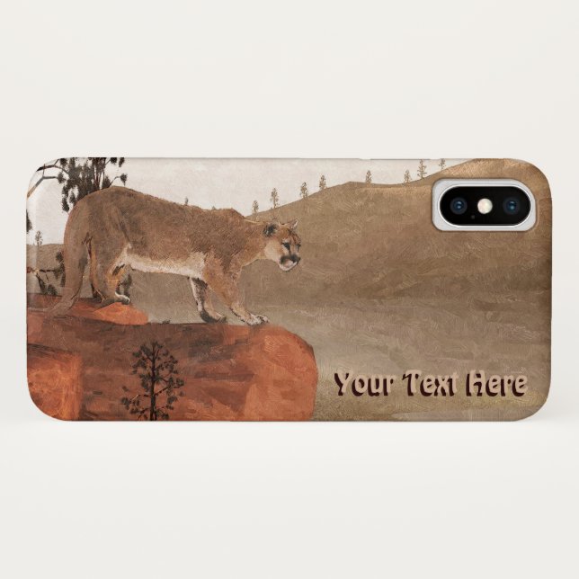 Concentration - Cougar Case-Mate iPhone Case (Back (Horizontal))