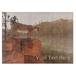 Concentration - Cougar Cutting Board