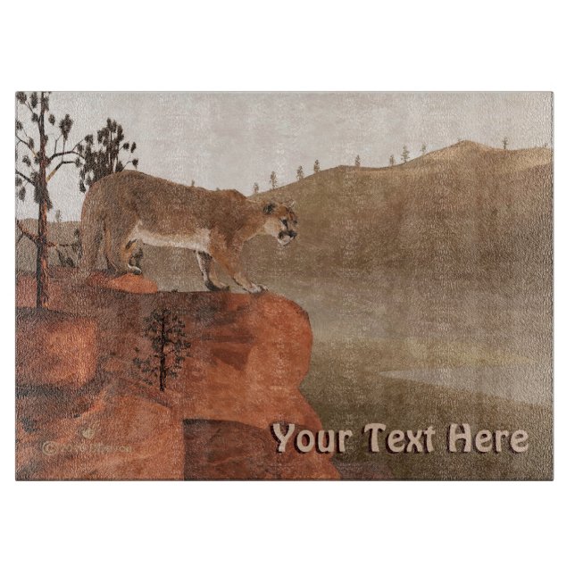 Concentration - Cougar Cutting Board (Front)