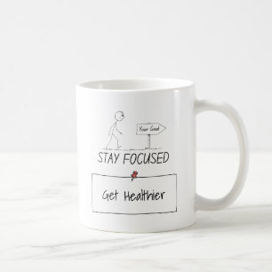 Concentration sur un objectif - Mug motivationnel