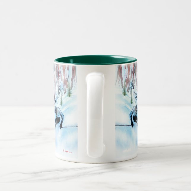 'Concentration' Two-Tone Mug (Handle)