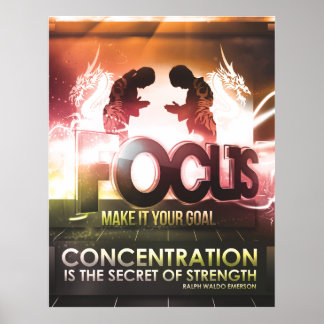 CONCENTRE - POSTER MOTIVATIONNEL