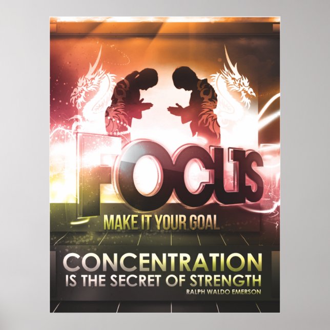CONCENTRE - POSTER MOTIVATIONNEL (Devant)