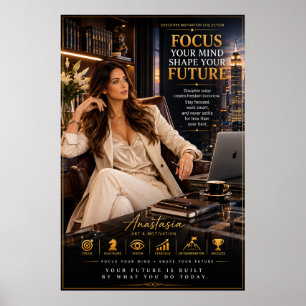 Concentrez Votre Esprit – Affiche de Motivation po