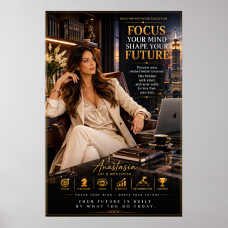 Concentrez Votre Esprit – Affiche de Motivation po
