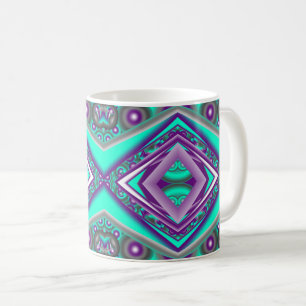 Concentric Circled To The Point Abstract Coffee Mug