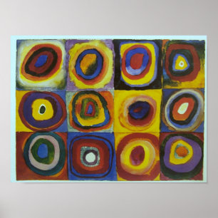 Concentric Circles, 1913 Poster