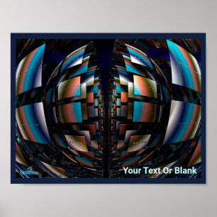 Concentric Hemispheres Poster