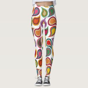 Concentric Paisleys  Leggings