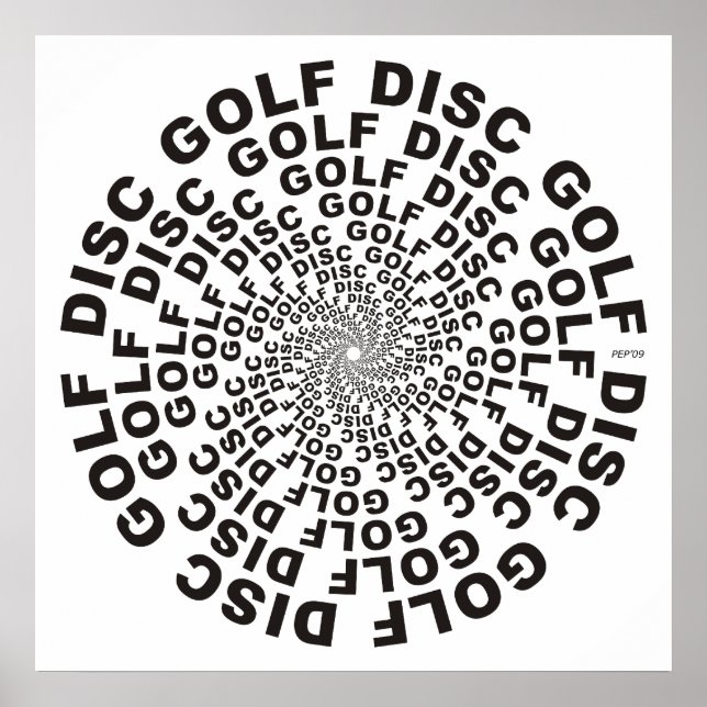 Concentric Text #2 Poster (Front)