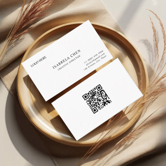 Concept de carte de visite moderne et net