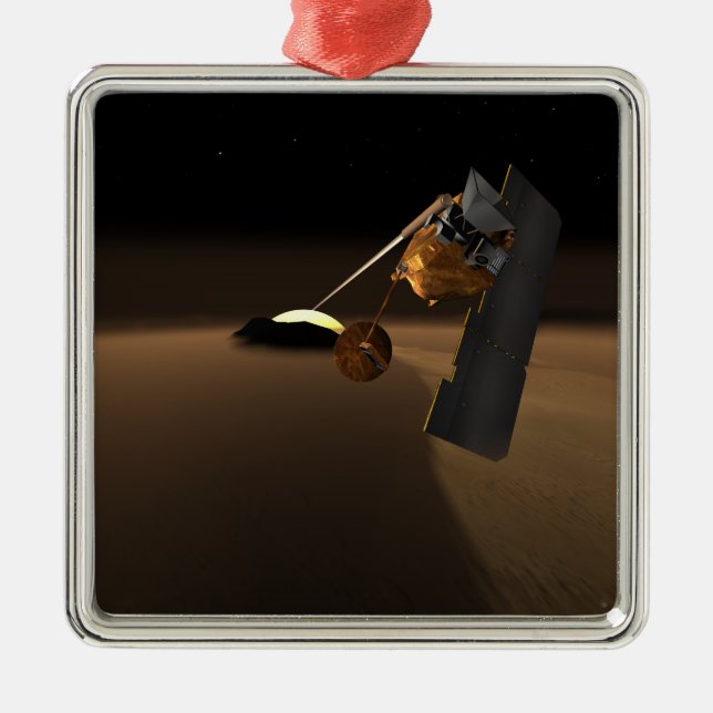 Concept for Mars Volcanic Emission Life Scout Metal Ornament (Front)